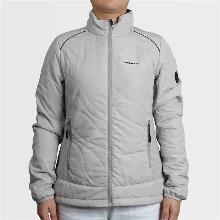 Wärmejacke mit gestepptem Muster für den Außenbereich